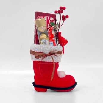 Christmas Santa Boot Hamper with Chocolates