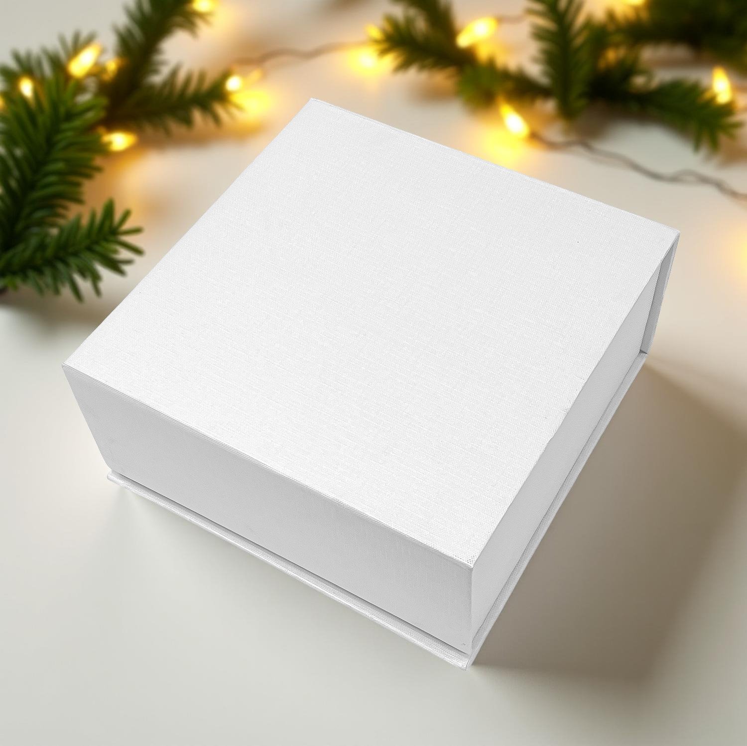 White Rigid Gift Box