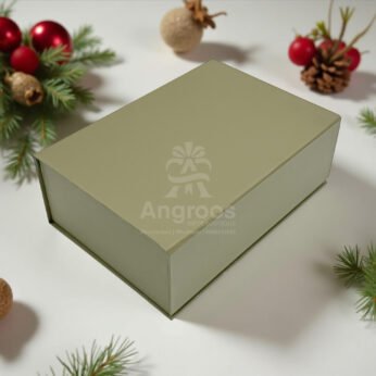 Green Rigid Gift Box – 14.5 x 10 x 5 Inch Packaging Box