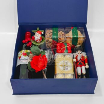 Christmas Deluxe Wine & Gourmet Treats Hamper