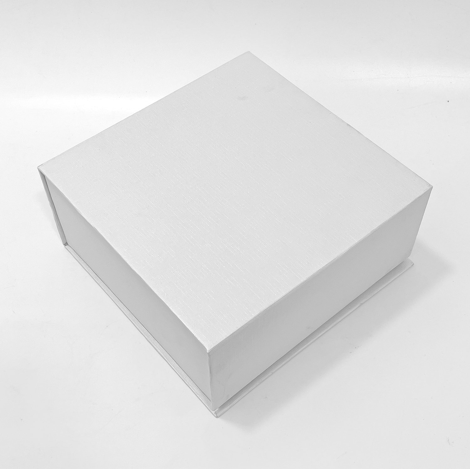 White Rigid Gift Box for hamper (7x7 Inch) - Image 2
