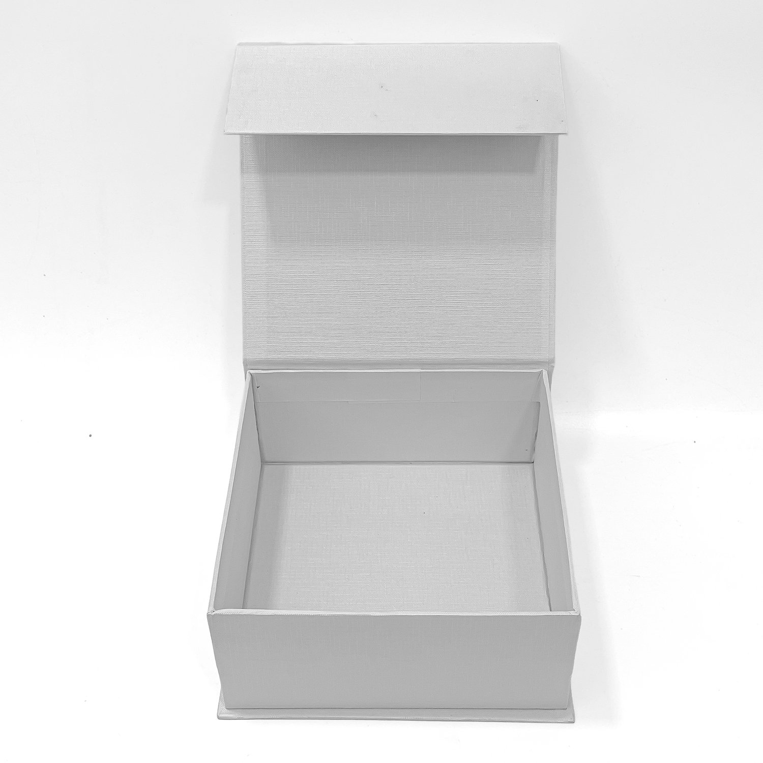White Rigid Gift Box for hamper (7x7 Inch) - Image 3