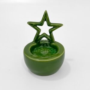 Green star Candle holder 