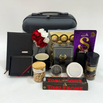 Valentines Day Gift Hamper for Him with Trolley Bag