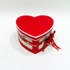 Heart box red